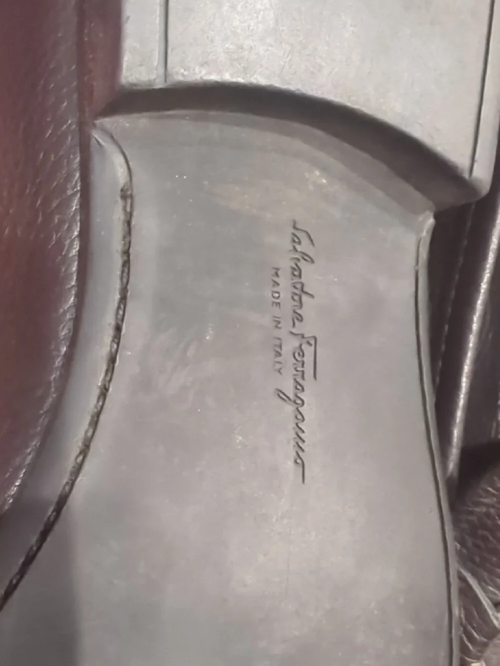 Salvatore Ferragamo Black Pebbled Leather Bit Loafers